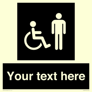 Custom information: black panel disabled and male